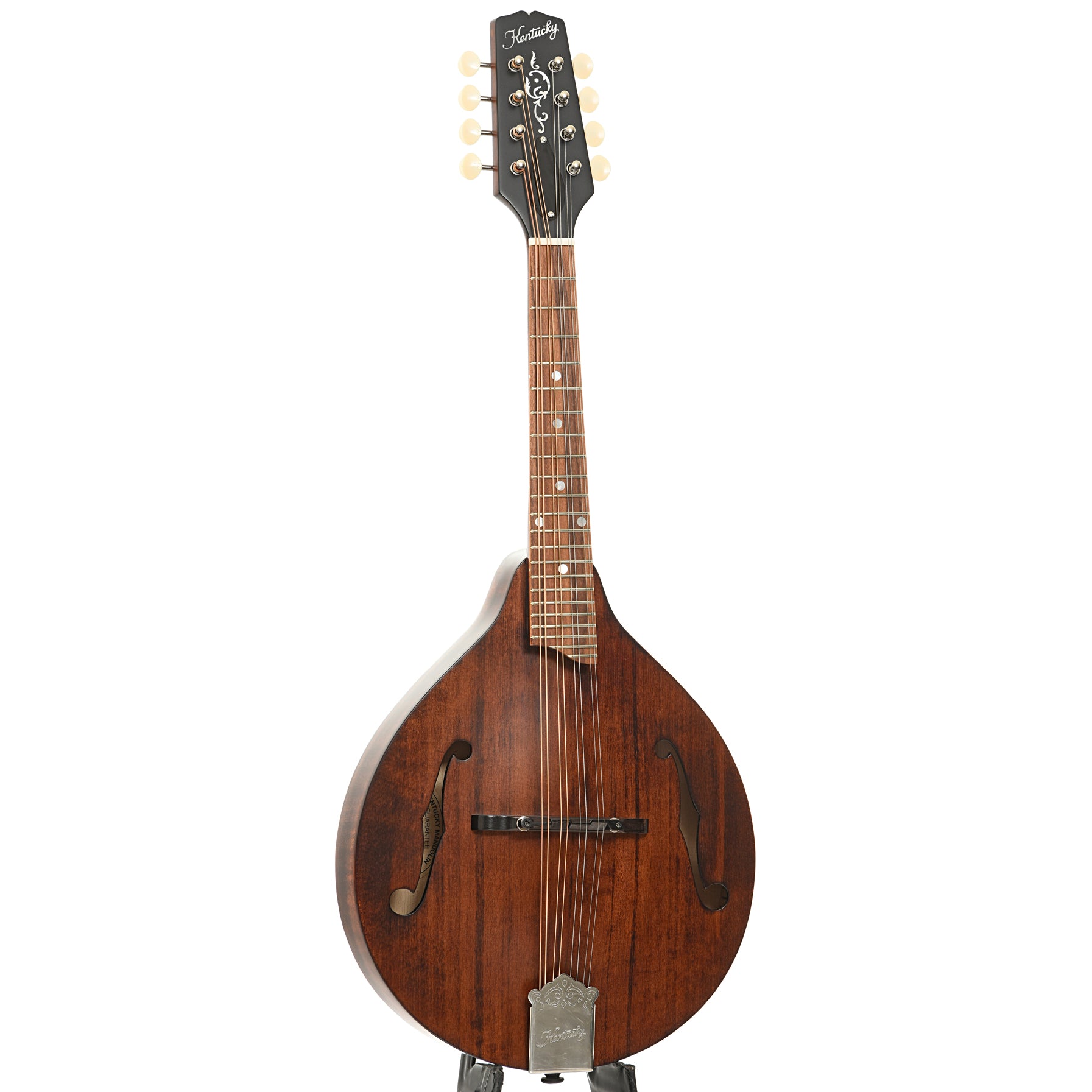 Full front and side of Kentucky KM-206 A-Model Mandolin