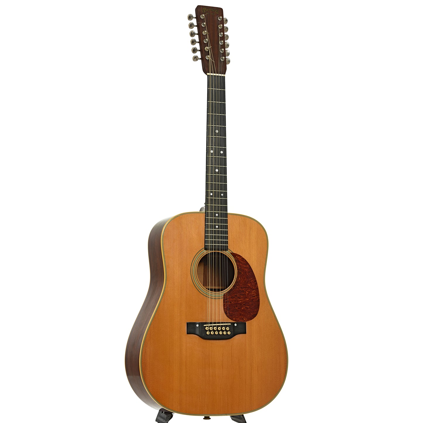 Full front and side of Martin D-12-28 12-String Acoustic Guitar