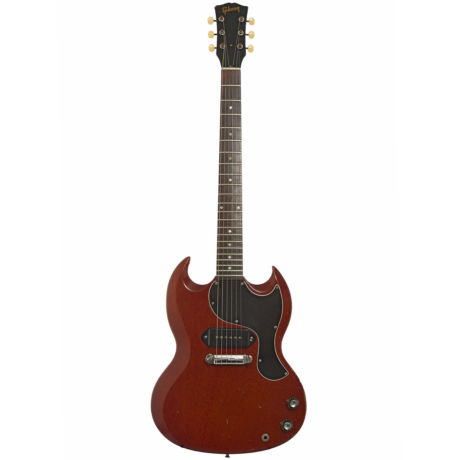 Full front of Gibson SG Junior Electric Guitar