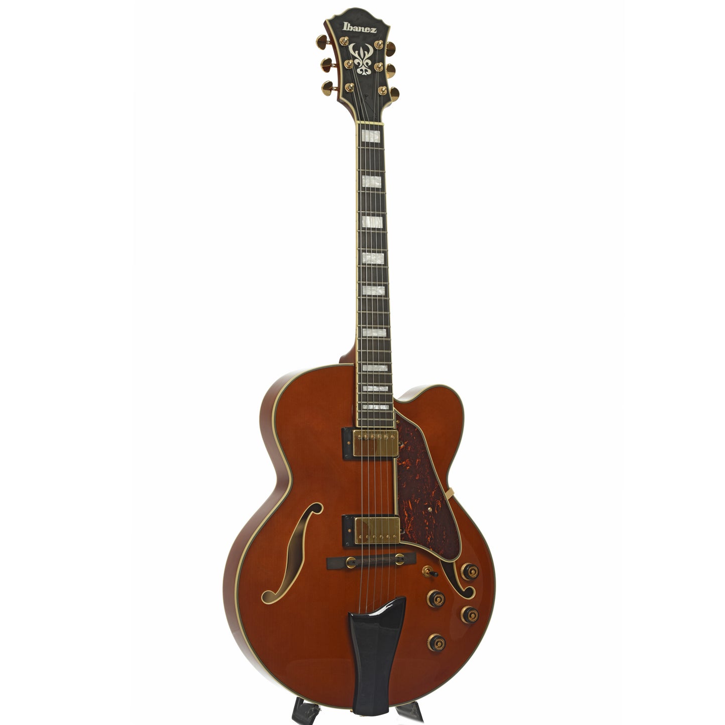 Full front and side of Ibanez ASF-95 Artcore Expressionist Hollowbody Electric Guitar  
