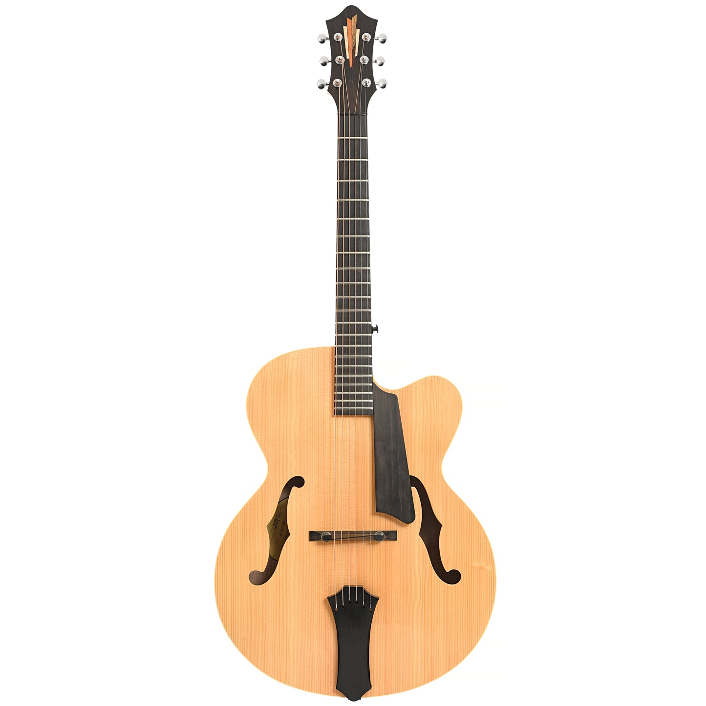 Full front of C. Dygard Gallup School Archtop Guitar (c.2014)