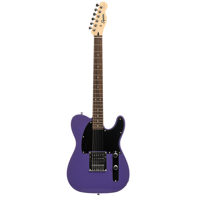 Full front of Squier Sonic Esquire H, Ultraviolet