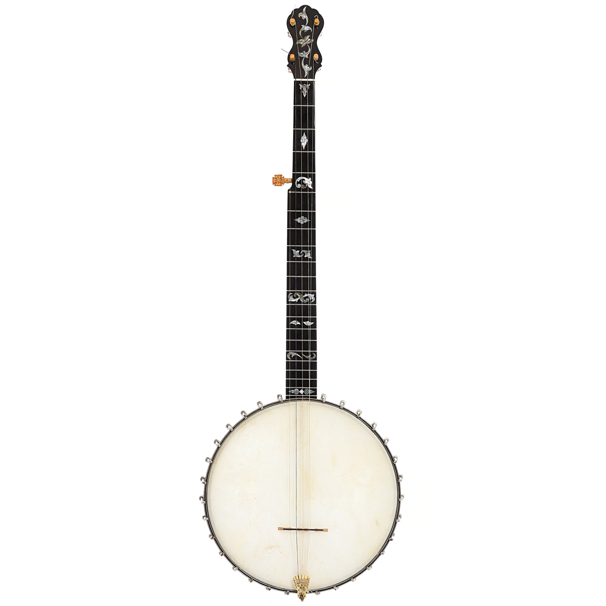 Full front of A.C. Fairbanks Electric #3 Openback Banjo (c.1892-93)