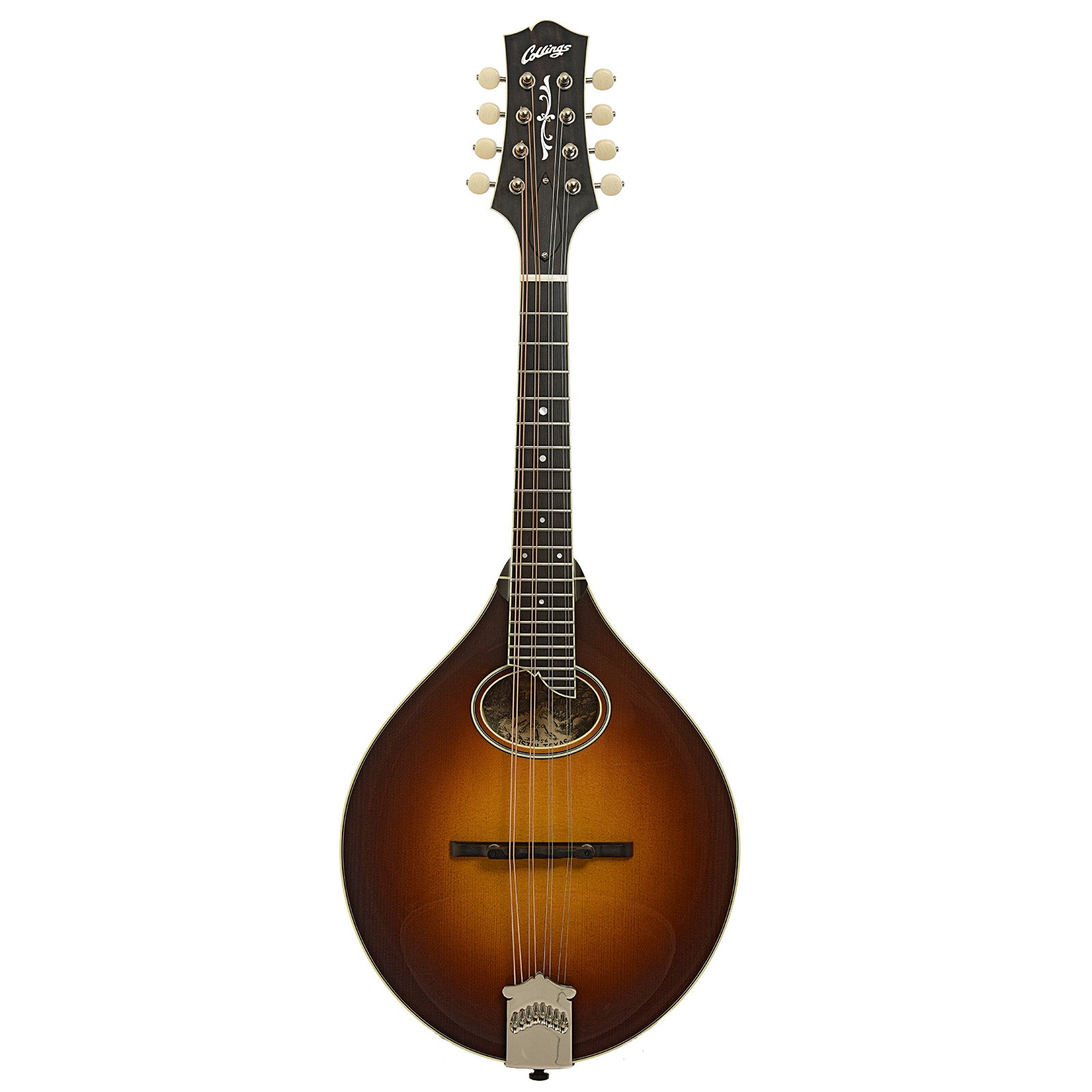 Full front of Collings MT2 O A-Style Oval Hole Mandolin 