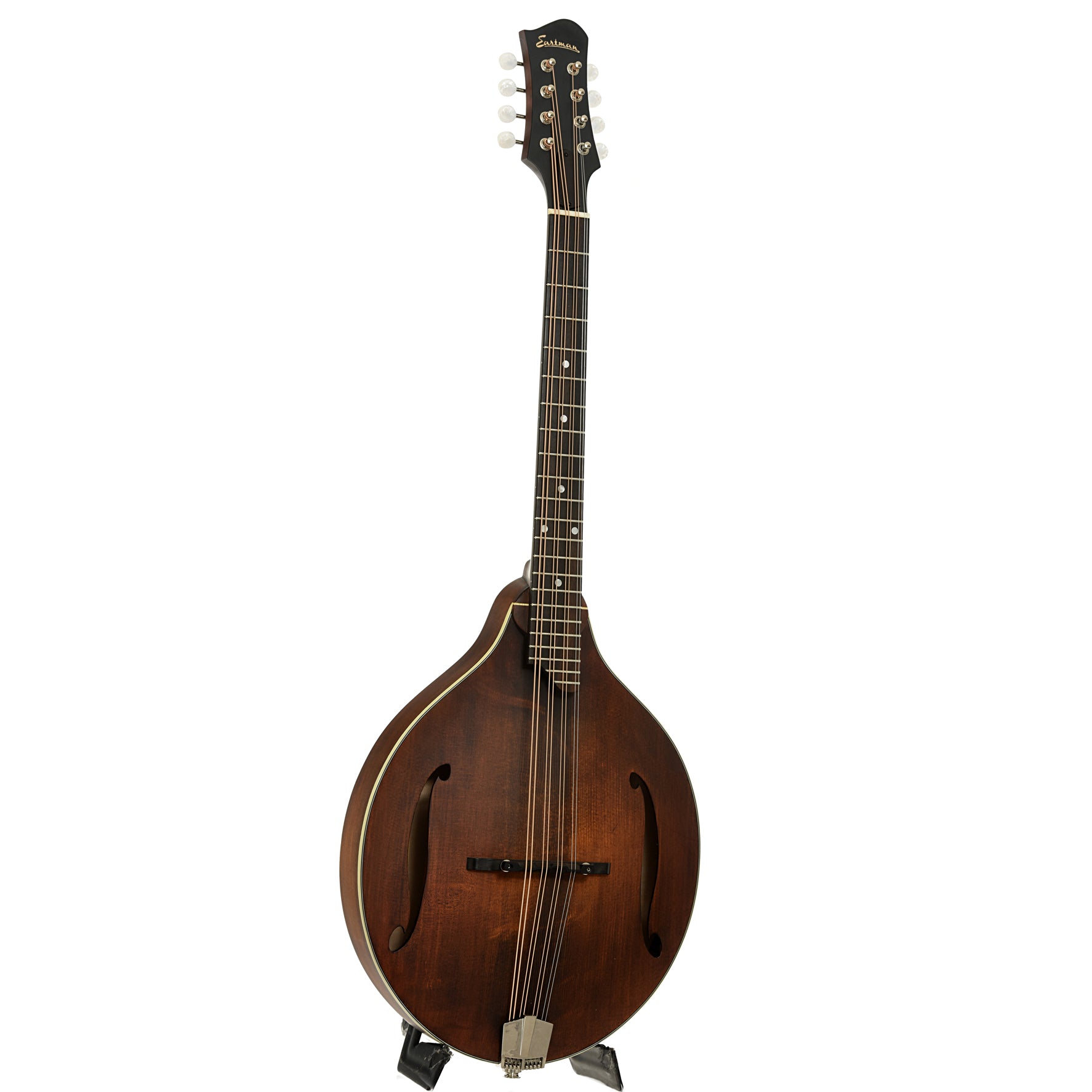 Full front and side of Eastman MDO305 Octave Mandolin