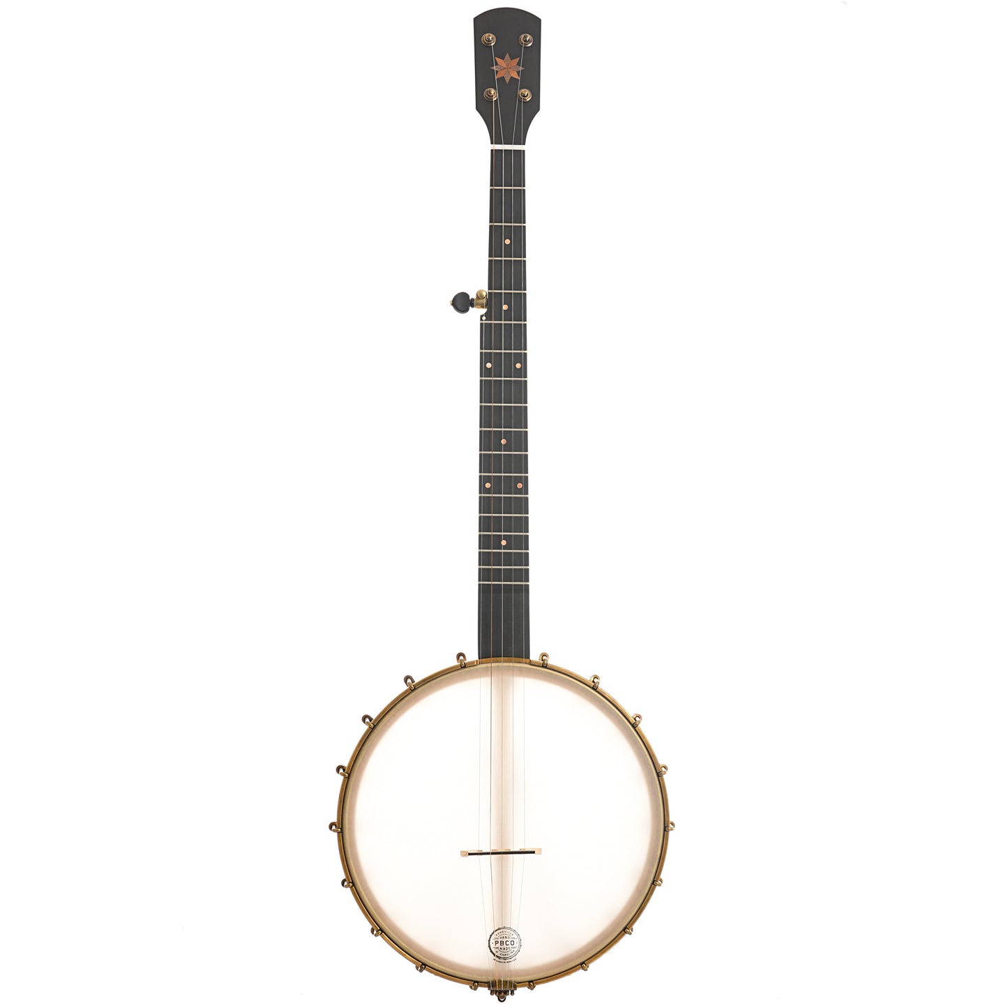 Full back of Pisgah Banjo Co. 12" Appalachian Custom Openback Banjo 