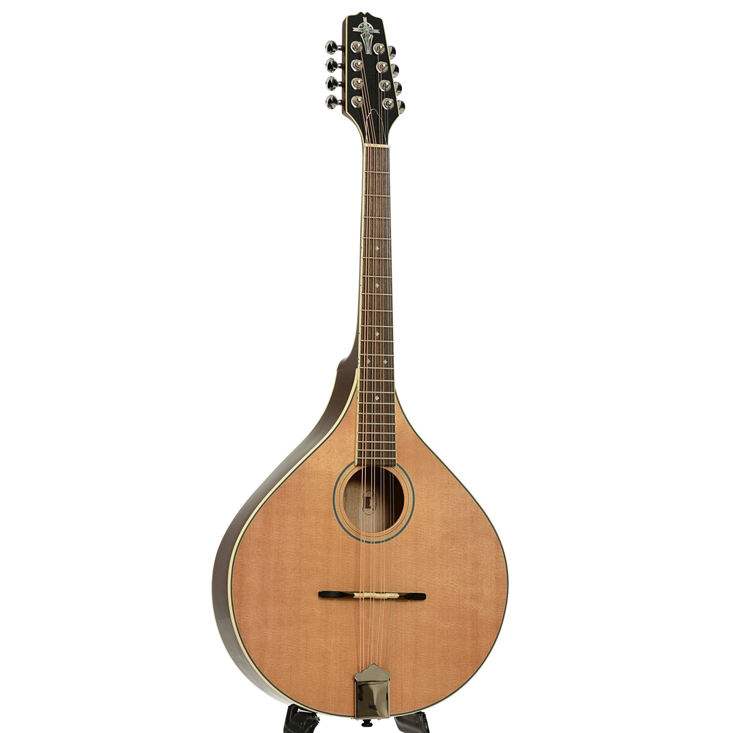 Full front and side of Trinity College TM-325 Octave Mandolin