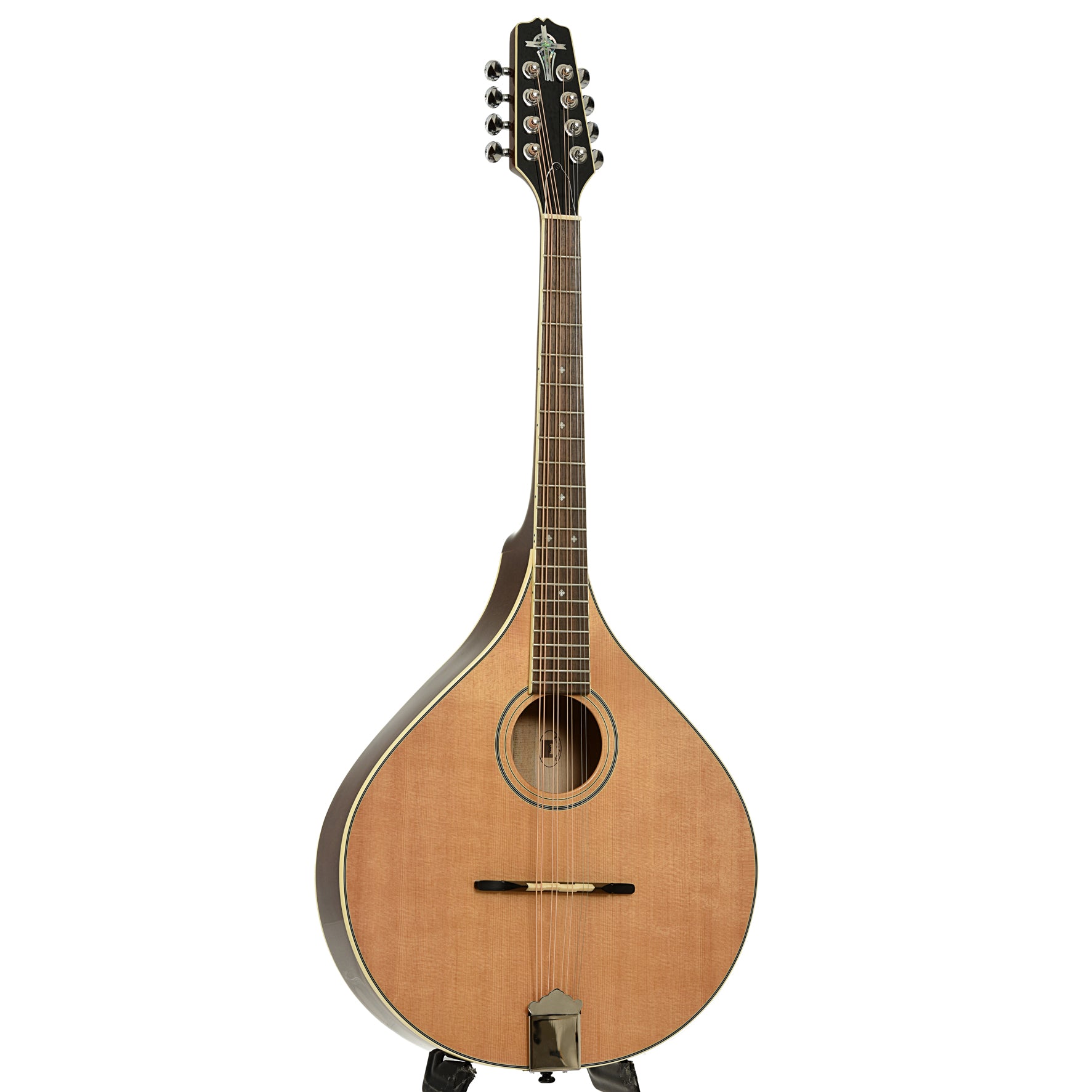 Full front and side of Trinity College TM-325 Octave Mandolin