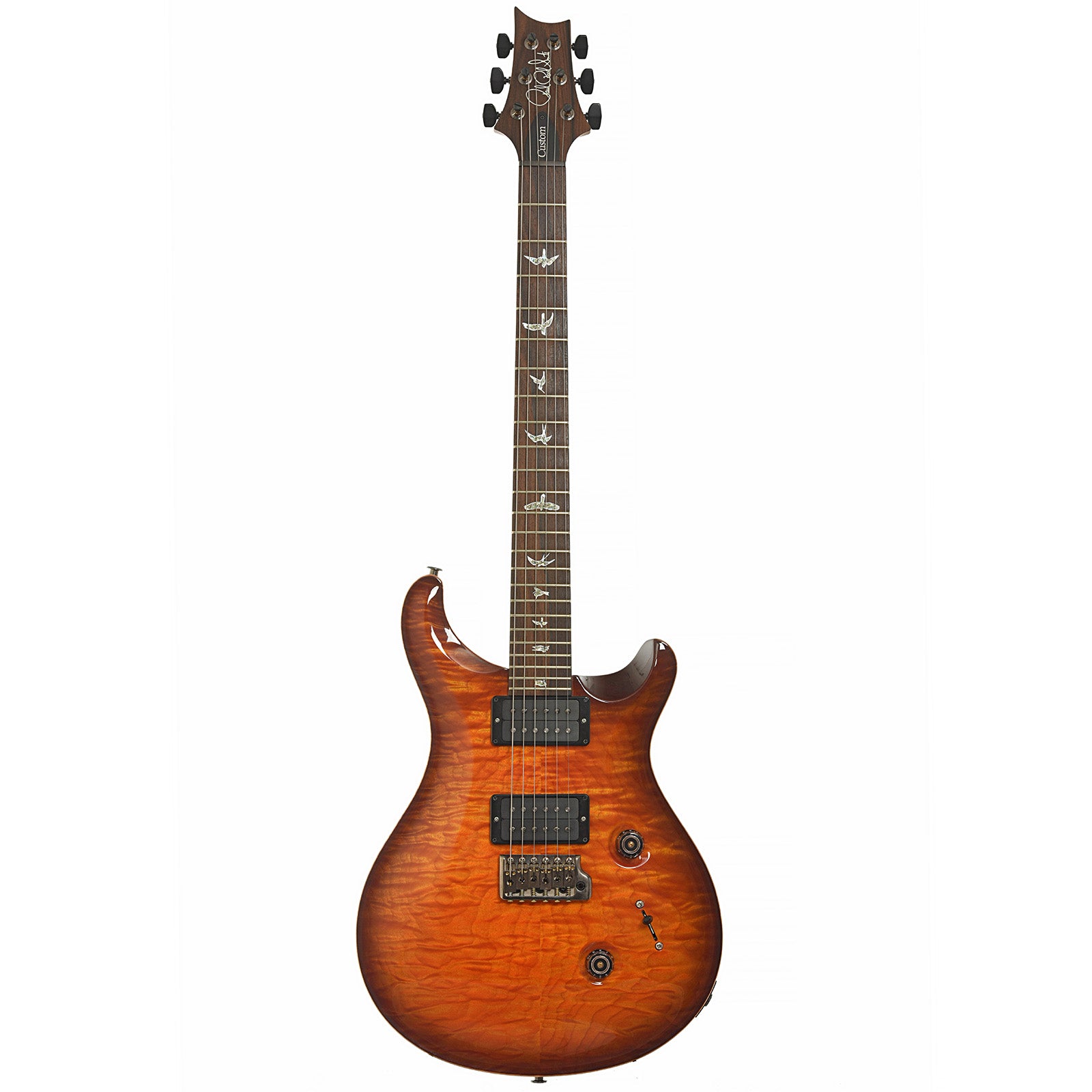 Full Front of PRS Custom 24 Quilted Maple 10-Top Fatback