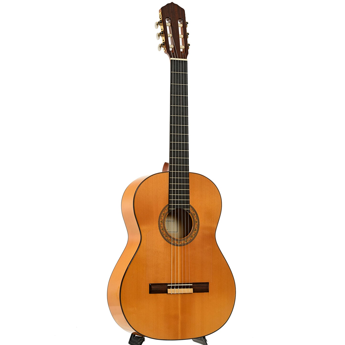 Full front and side of Antonio Apparicio AA40F Flamenco Guitar