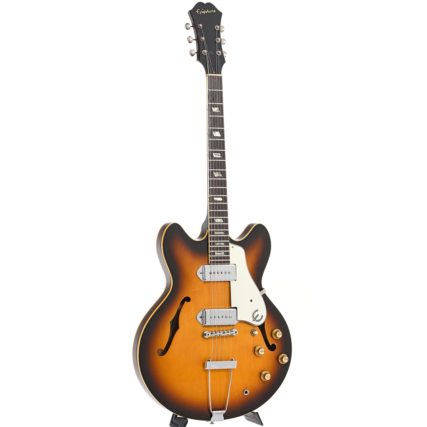 Full front and side of Epiphone E230TD Casino Hollow Body Electric Guitar (c.1966-69)