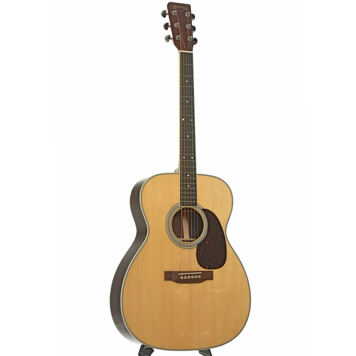 Full front and side of Martin M-36 Custom Shop Acoustic Guitar