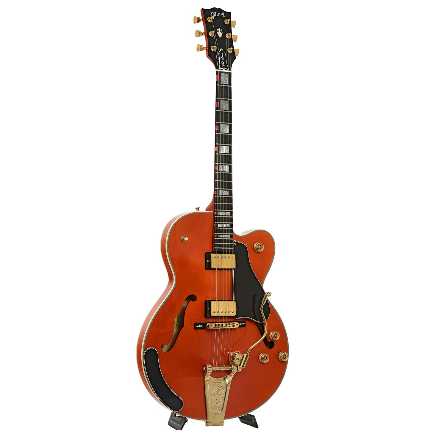 Full front and side of Gibson Chet Atkins Country Gentleman Hollowbody Guitar 