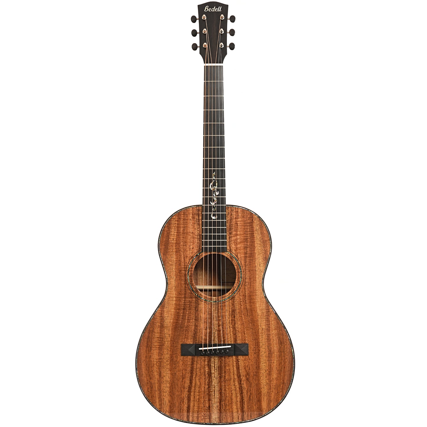 Full front of Bedell Limited Edition Fireside Parlor Koa