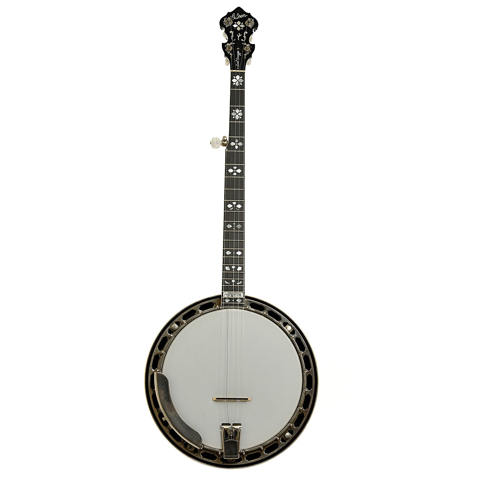 Full front of Earl Scruggs Standard Resonator Banjo