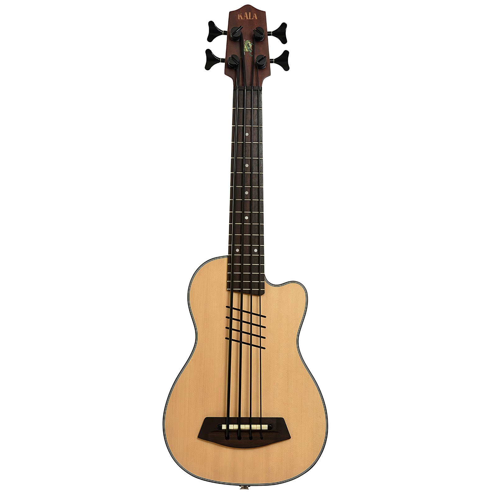 Full front of Kala Hutch Hutchinson U-Bass Acoustic-Electric Bass 