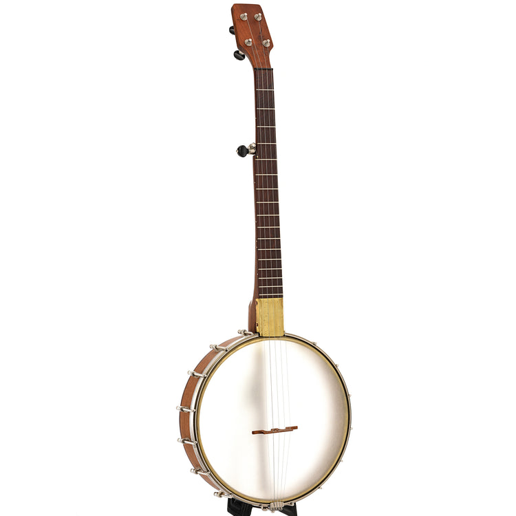Full front and side of Dogwood Cherry 12" Open Back Banjo