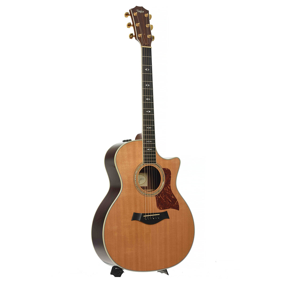 Full front and side of Taylor 814CE