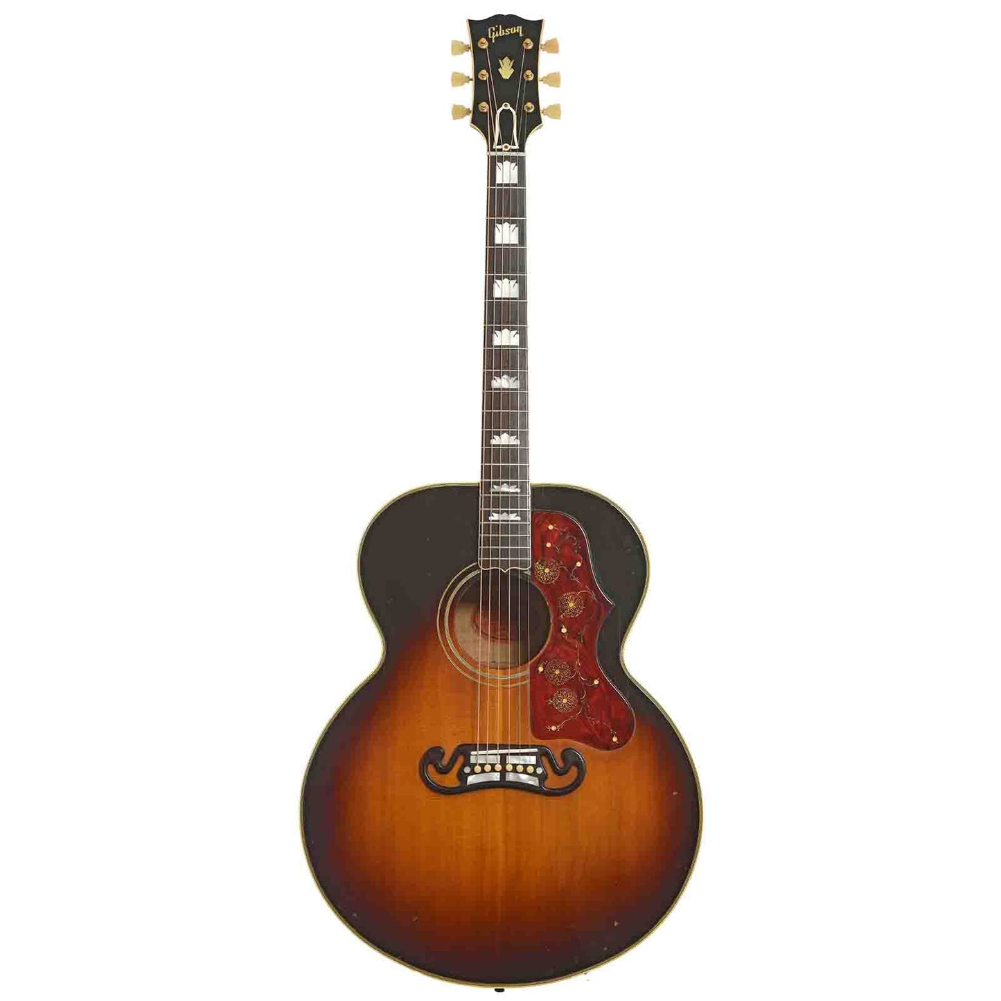 Full front of Gibson J-200 Jumbo Acoustic Guitar 