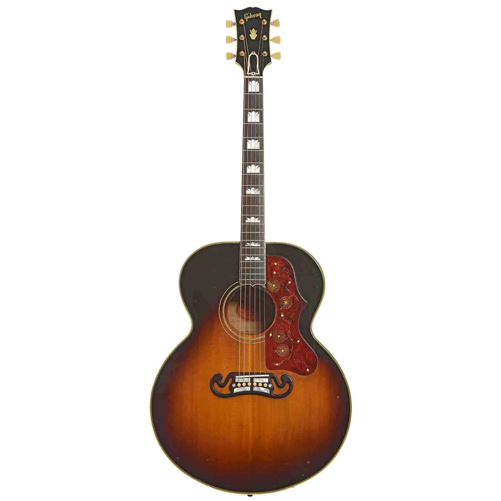 Full front of Gibson J-200 Jumbo Acoustic Guitar 