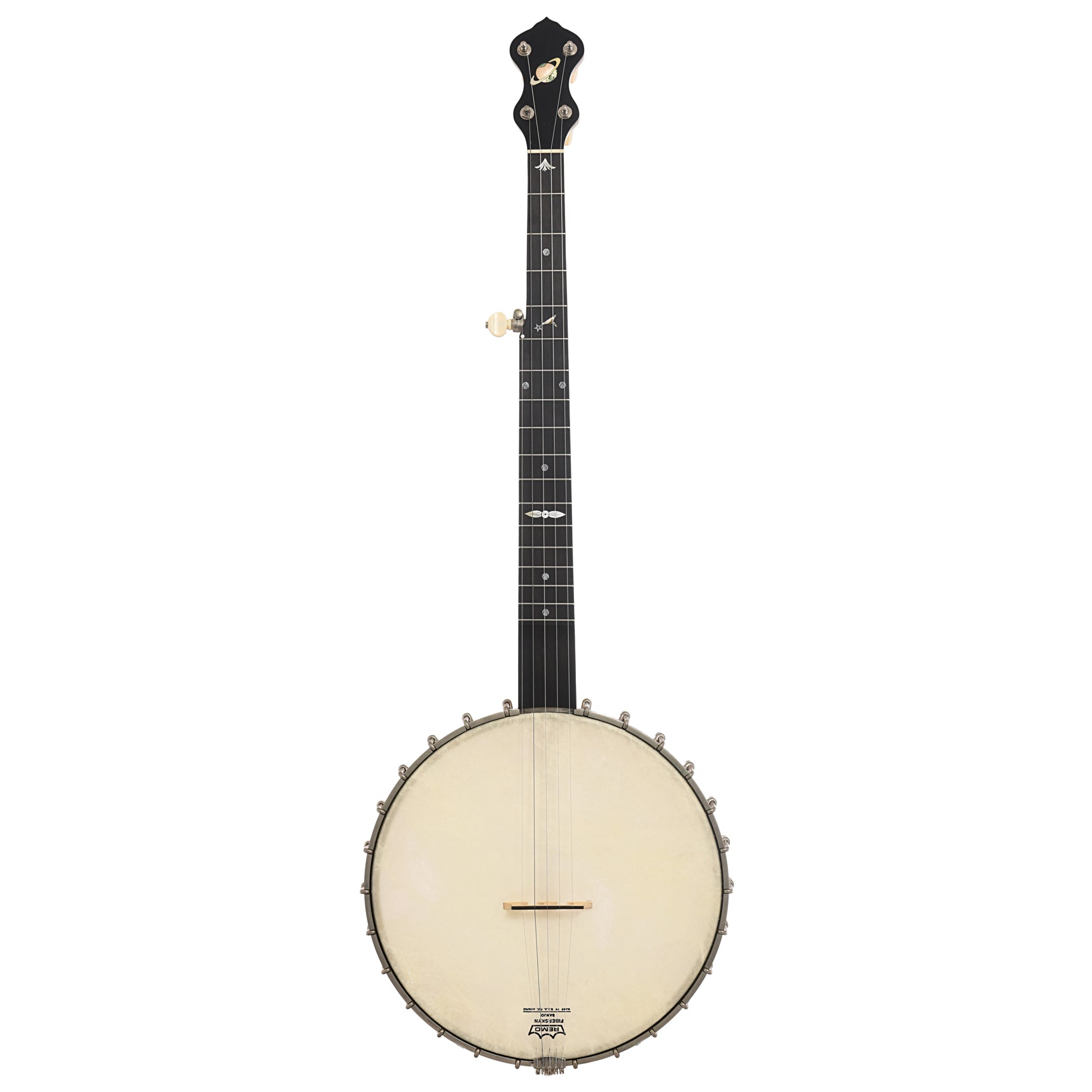 Full front of Chanterelle Maple Special 12" Open Back Banjo