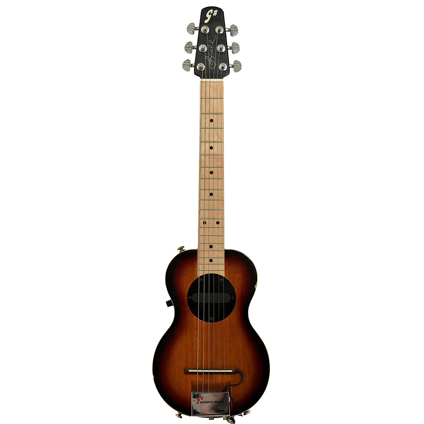 Full front of G# OF-1 Travel Electric Guitar