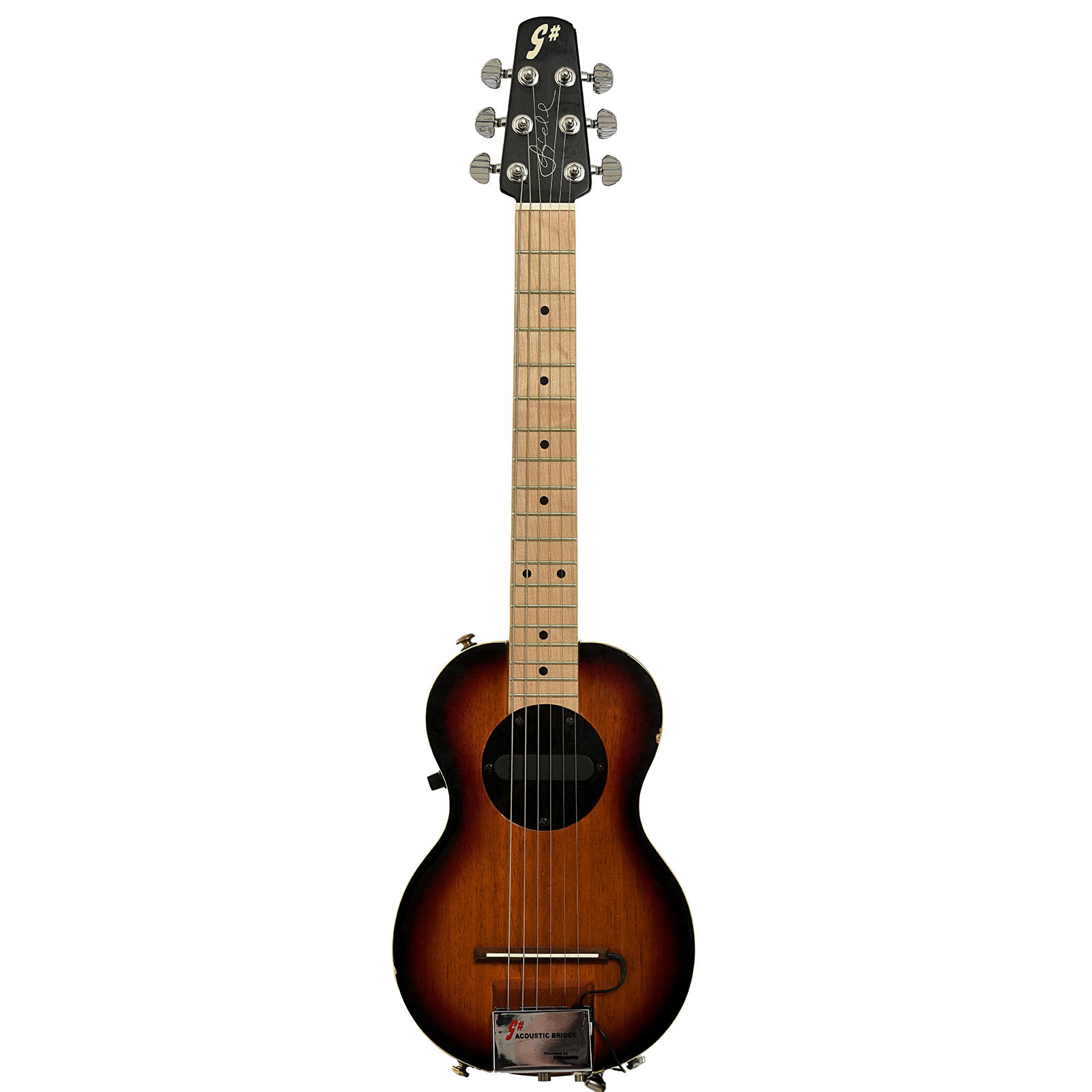 Full front of G# OF-1 Travel Electric Guitar