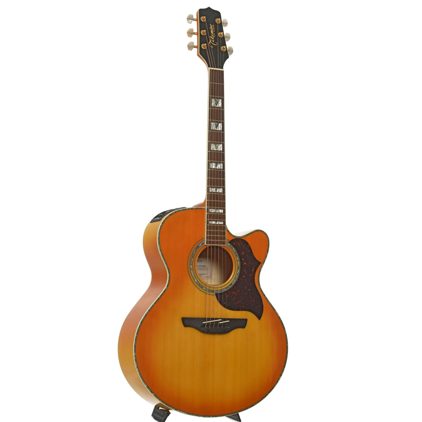 Full front and side of Takamine EG523CDX Acoustic-Electric  Guitar 