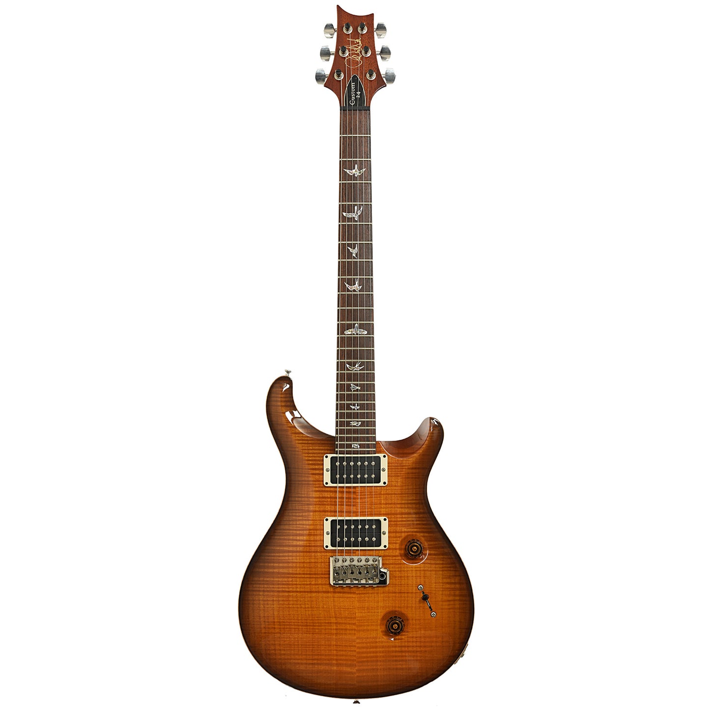 Full front of PRS Custom 24 10 Top Electric Guitar 