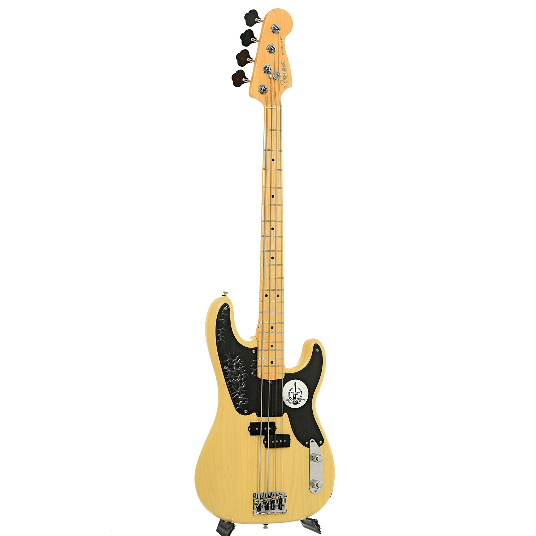 Full front and side of Fender Limited Edition 60th Anniversary Precision Electric Bass