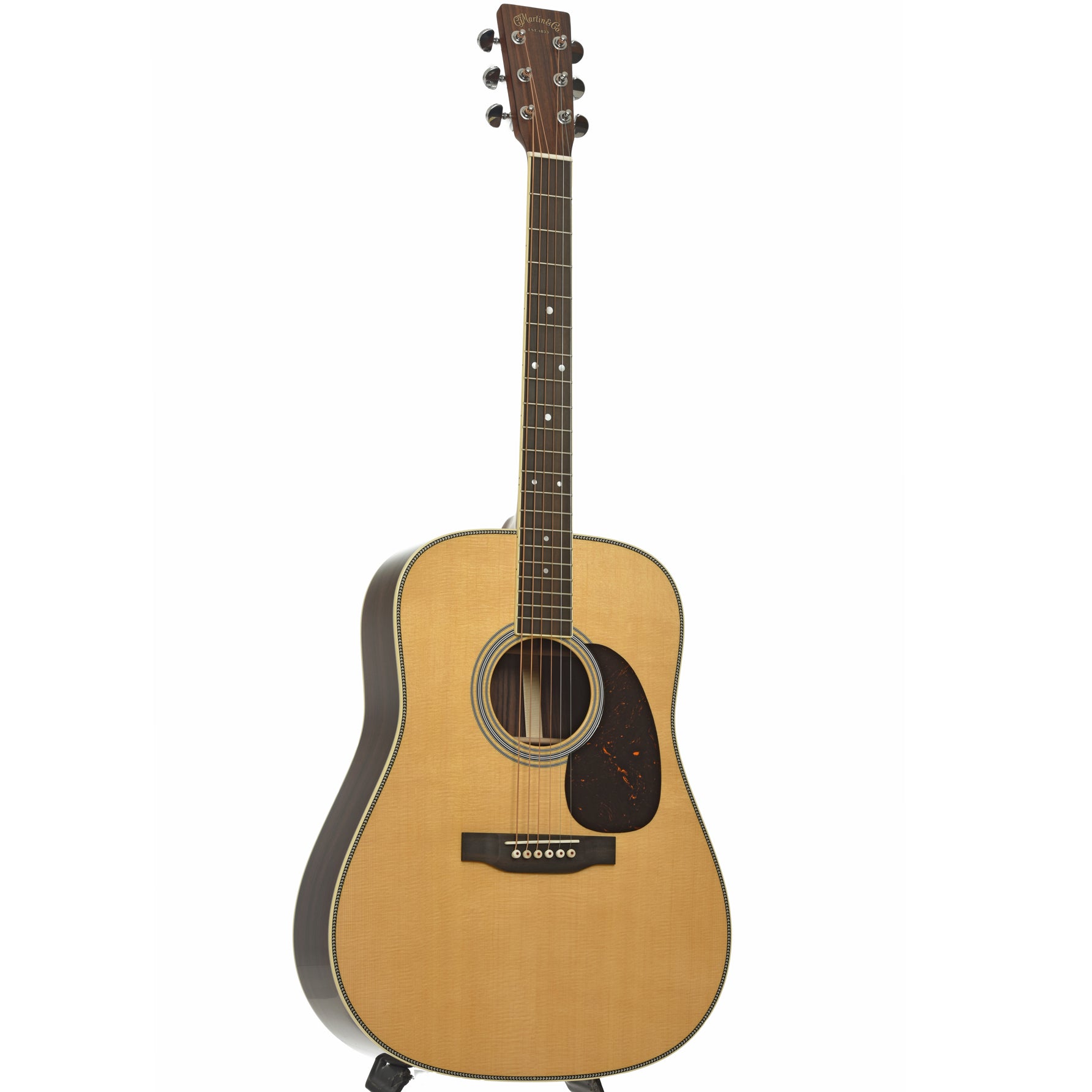 Full front and side of Martin HD-35 Guitar