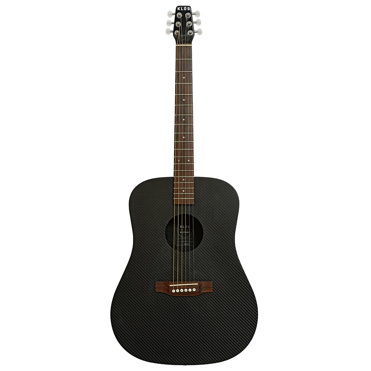 Full front of Klos Hybrid Dreadnought Acoustic Guitar