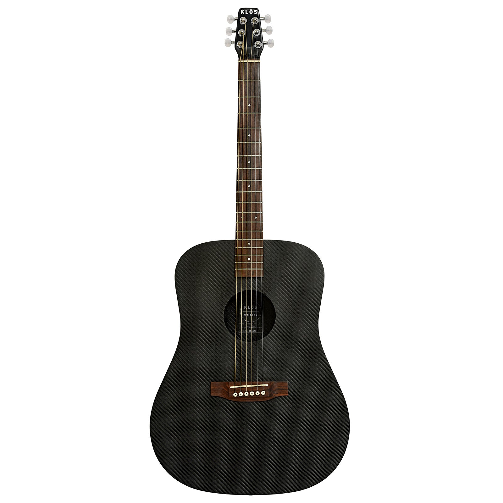 Full front of Klos Hybrid Dreadnought Acoustic Guitar