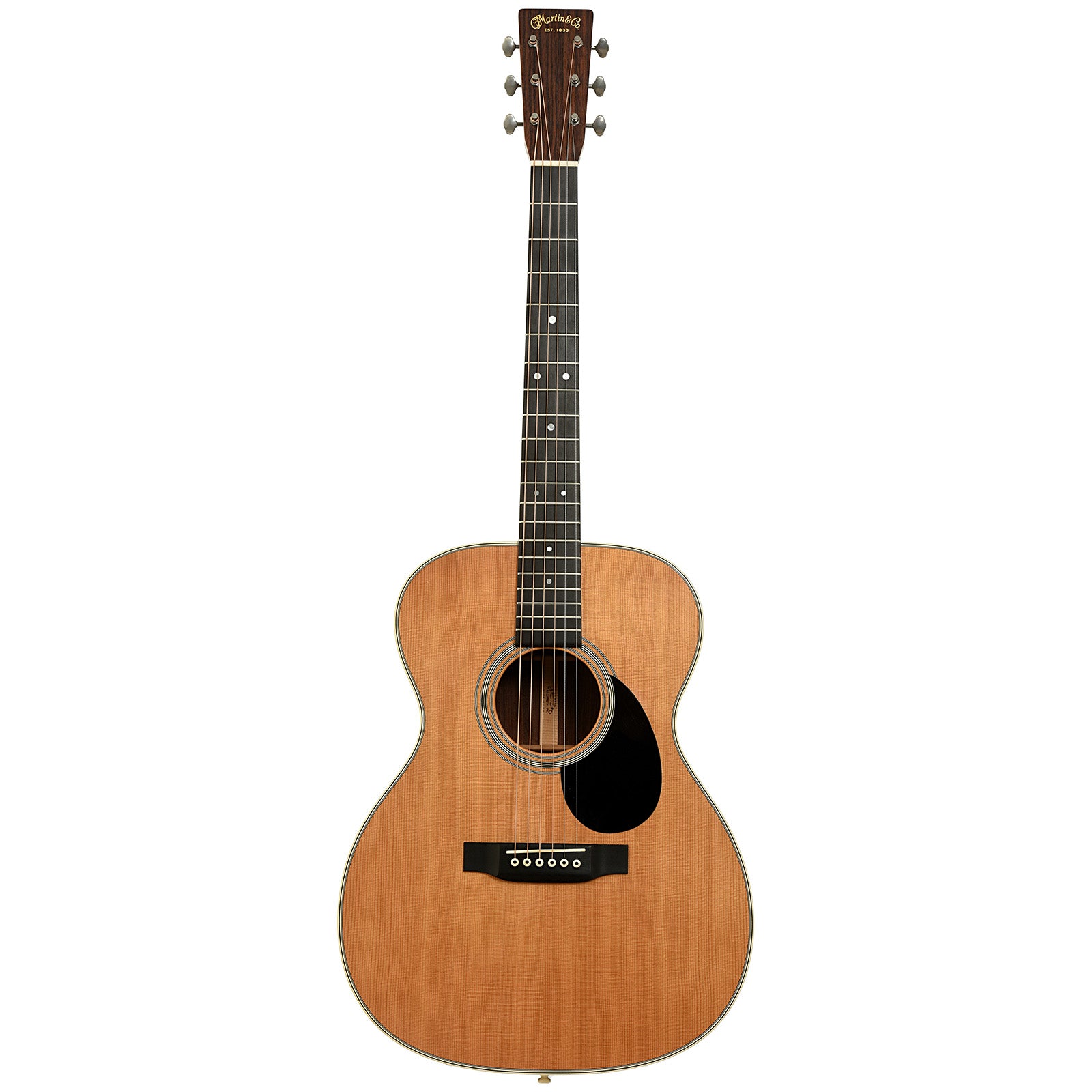 Full front of Martin Custom OM-28 Acoustic Guitar