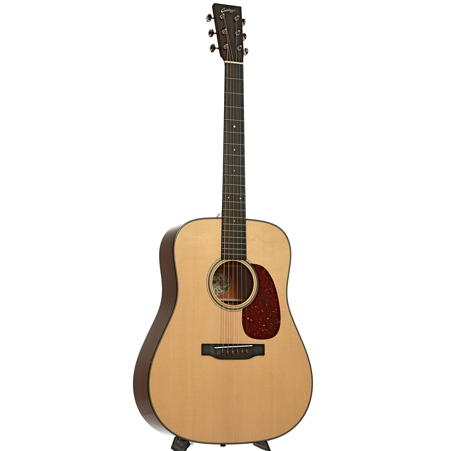 Full front and side of Collings D1T Traditional Series Acoustic Guitar 