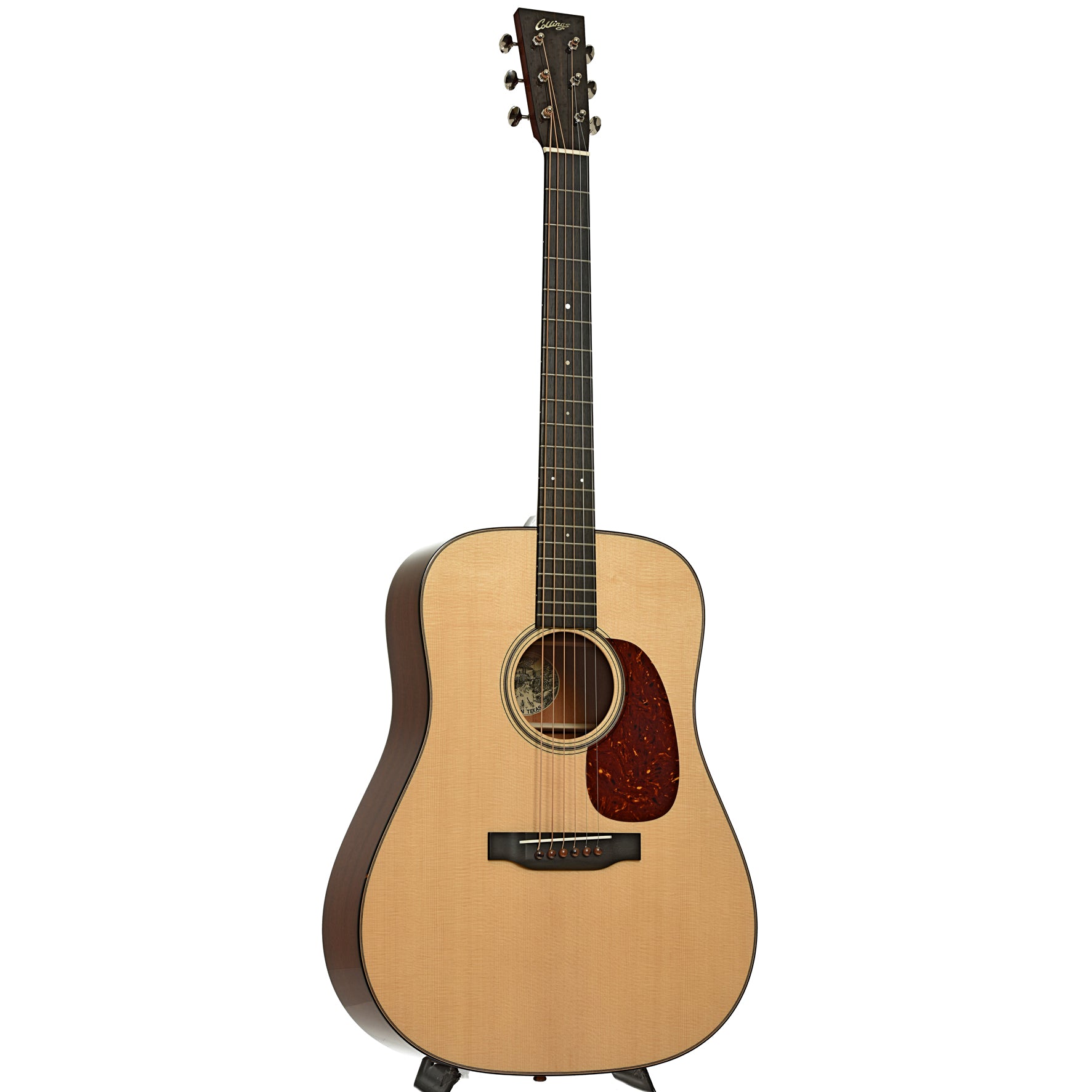 Full front and side of Collings D1T Traditional Series Acoustic Guitar 