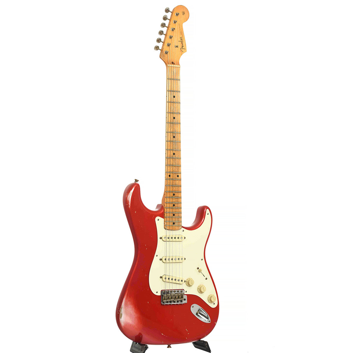 Full front and side of Fender 50's Stratocaster Relic MBDG