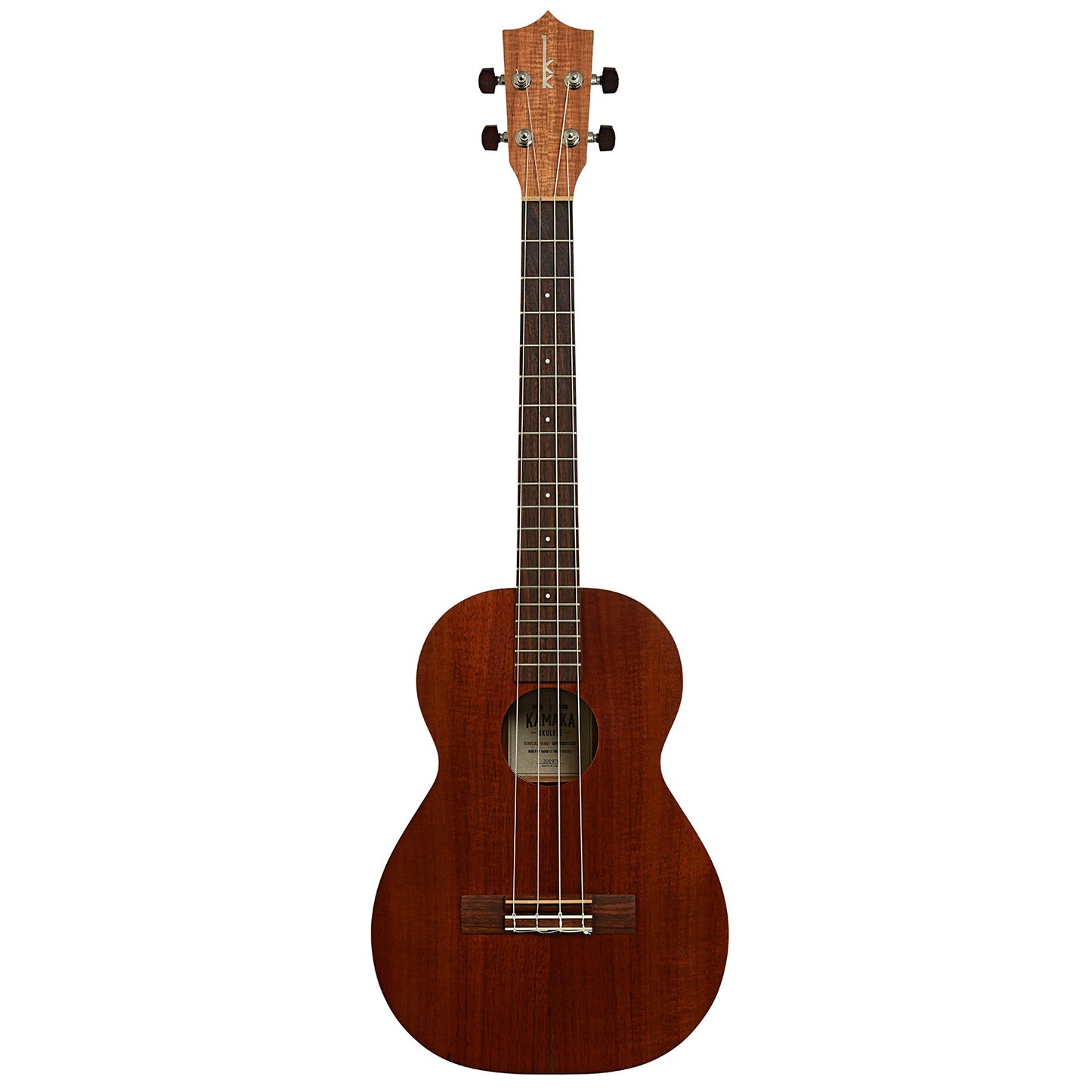 Full front of Kamaka HF-4 Baritone Ukulele