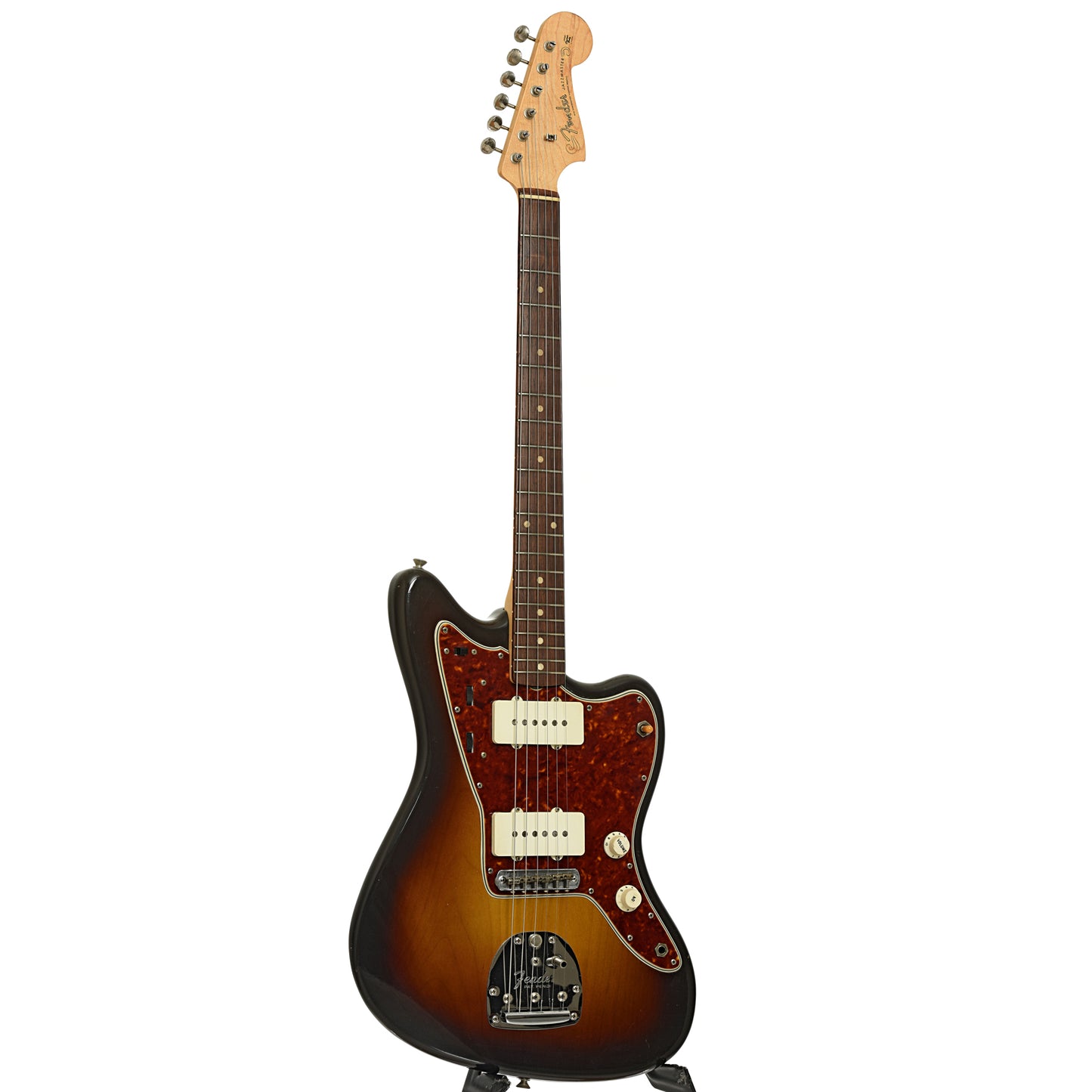 Full front and side of Fender Jazzmaster Electric Guitar