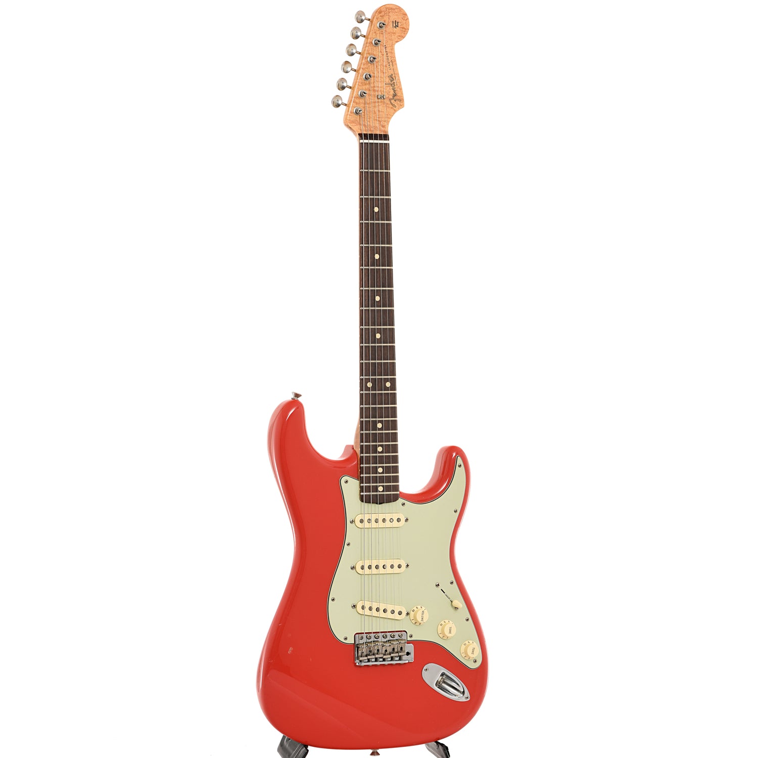 Full front and side of Fender 1960 Custom Shop Stratocaster NOS
