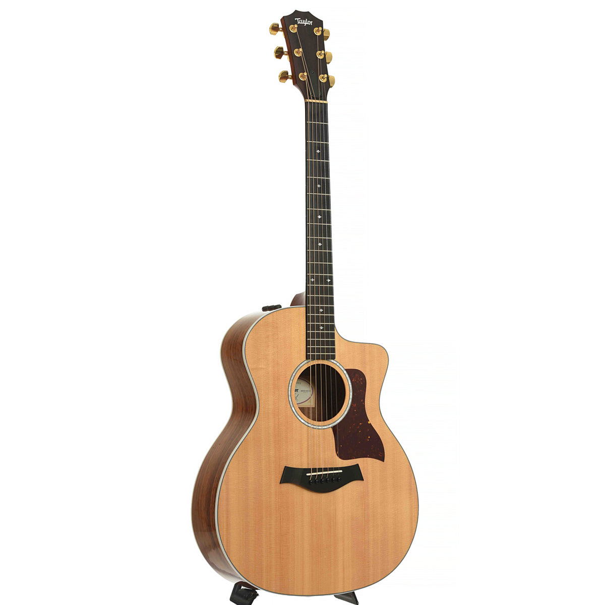 Full front and side of Taylor 214ce DLX