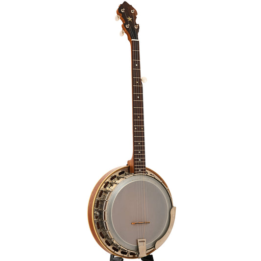 Full front and side of No Name Kit Banjo LH