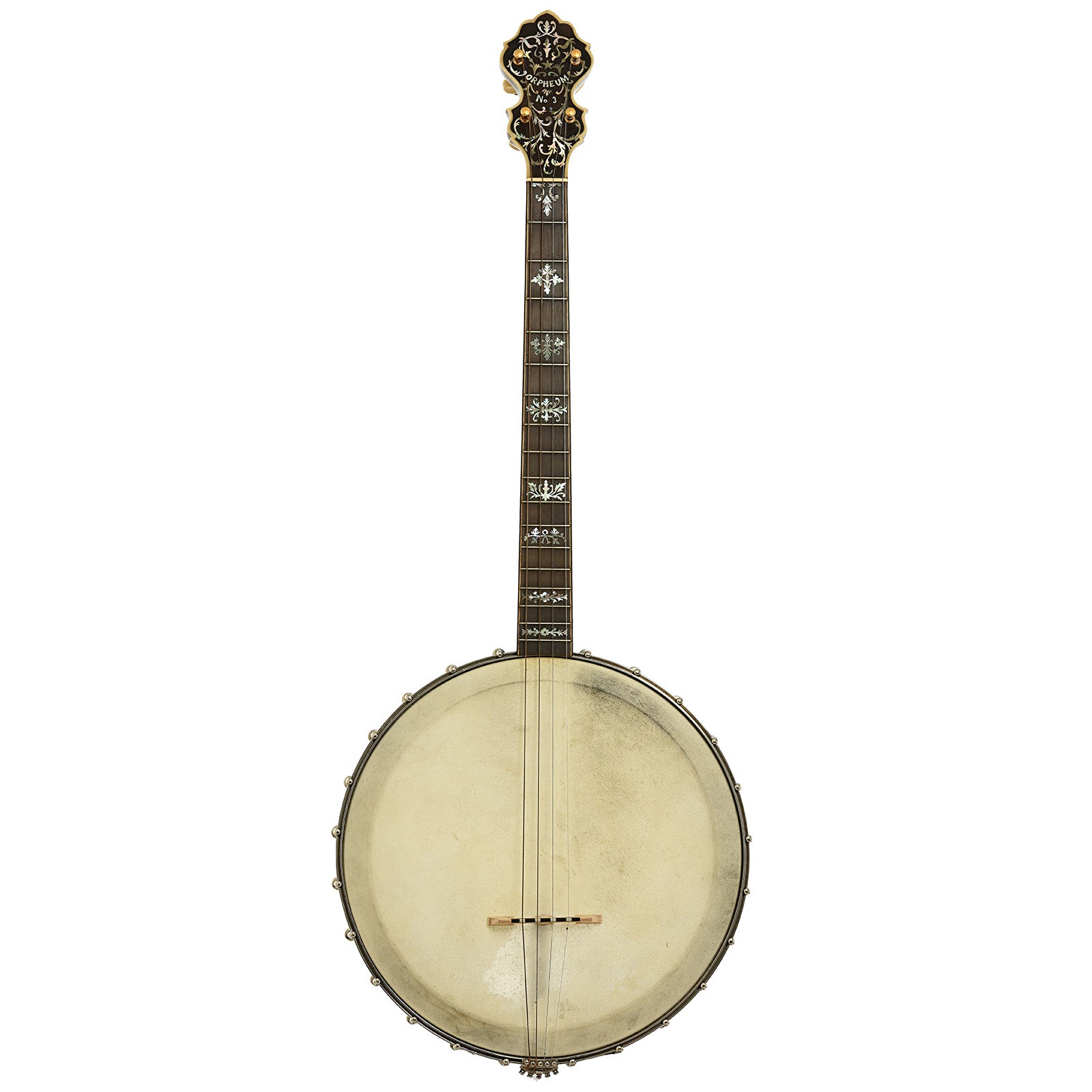 Full front of Orpheum No.3 Tenor Banjo 