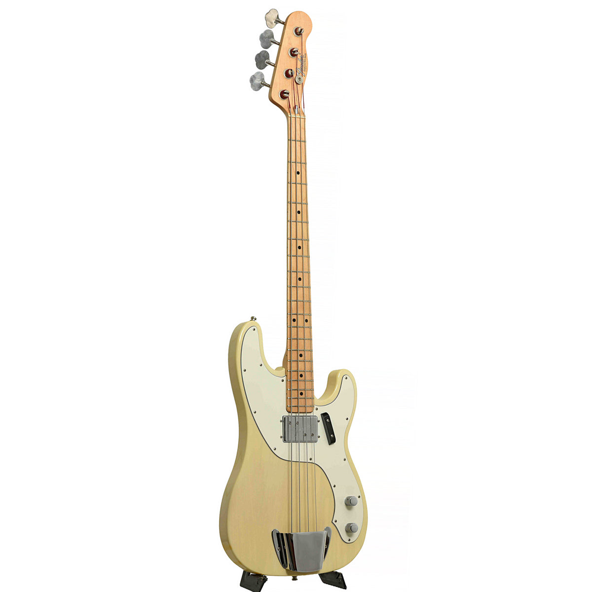 Full front and side of Fender Telecaster Electric Bass