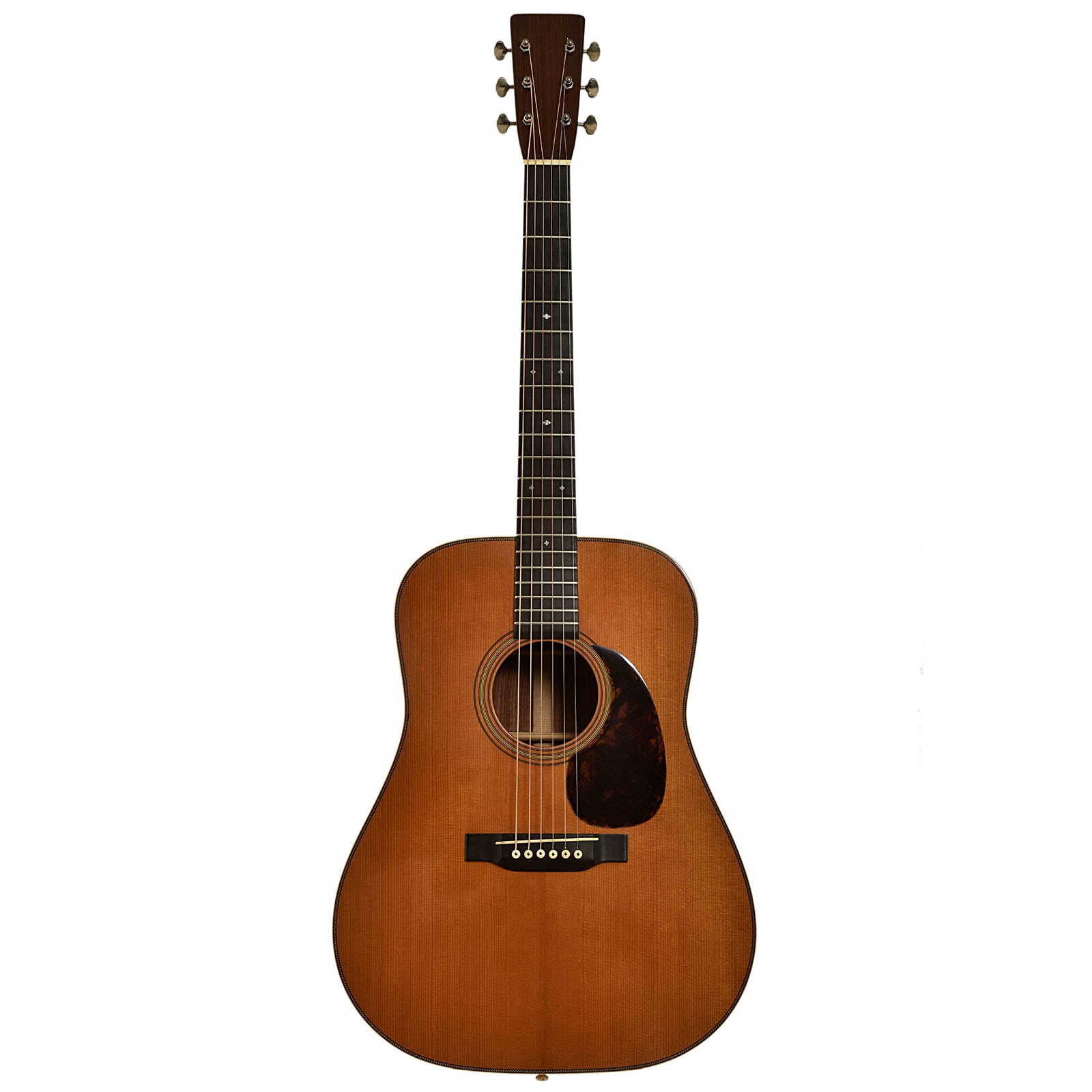 Full front of Pre-War International Herringbone Dreadnought Guitar