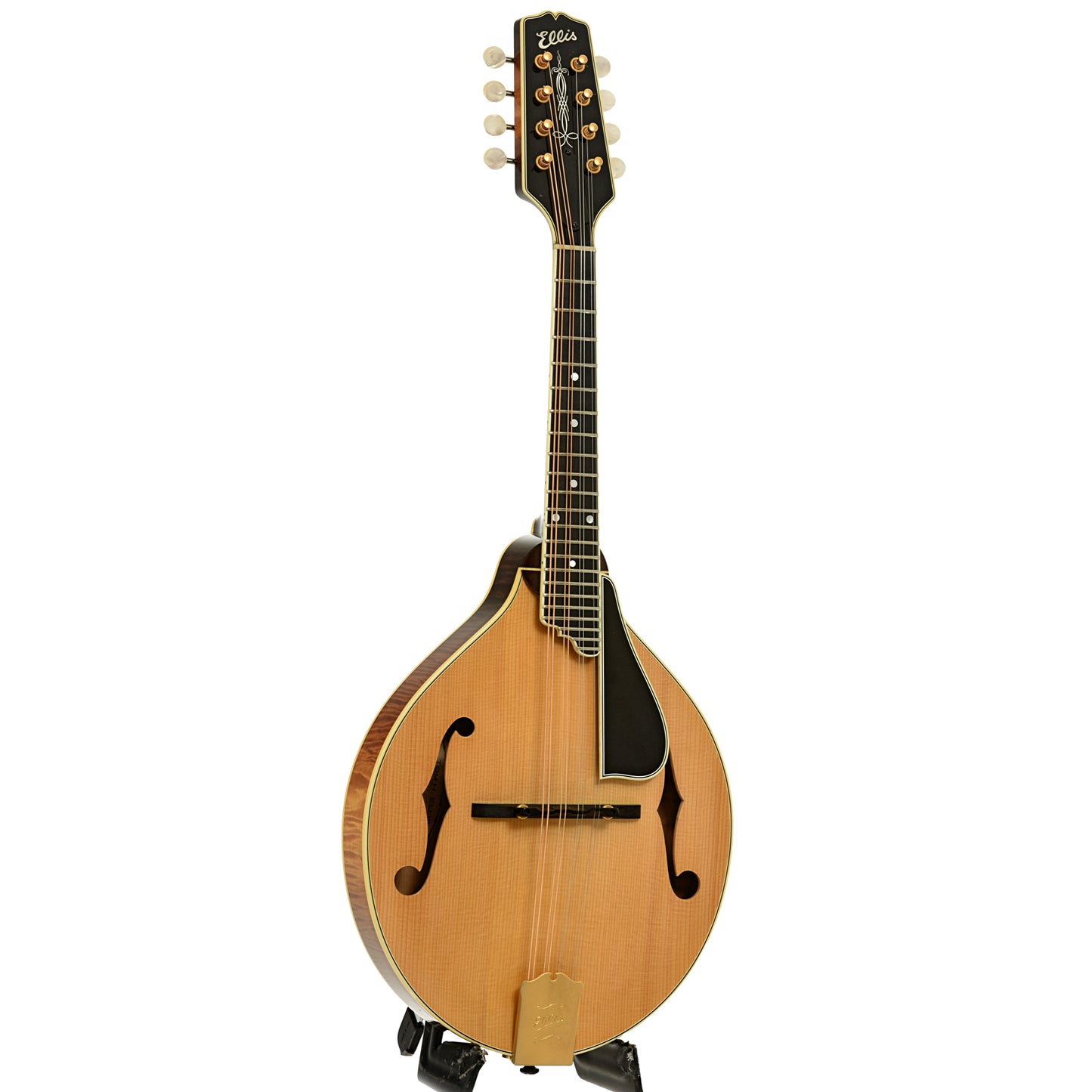 Full front and side of Ellis A-5 Special Mandolin 