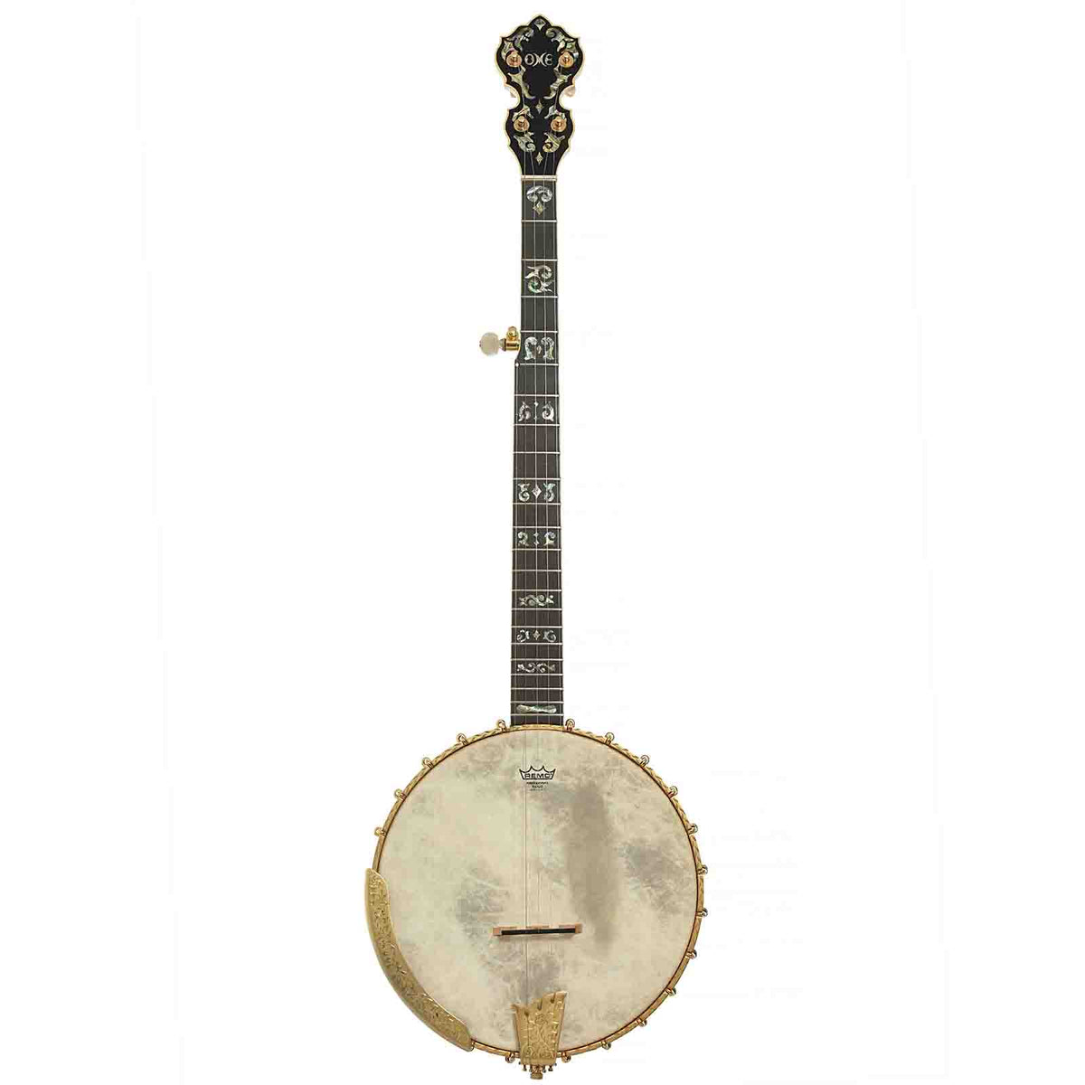 Full Front of Ome Juggernaut Custom Openback Banjo