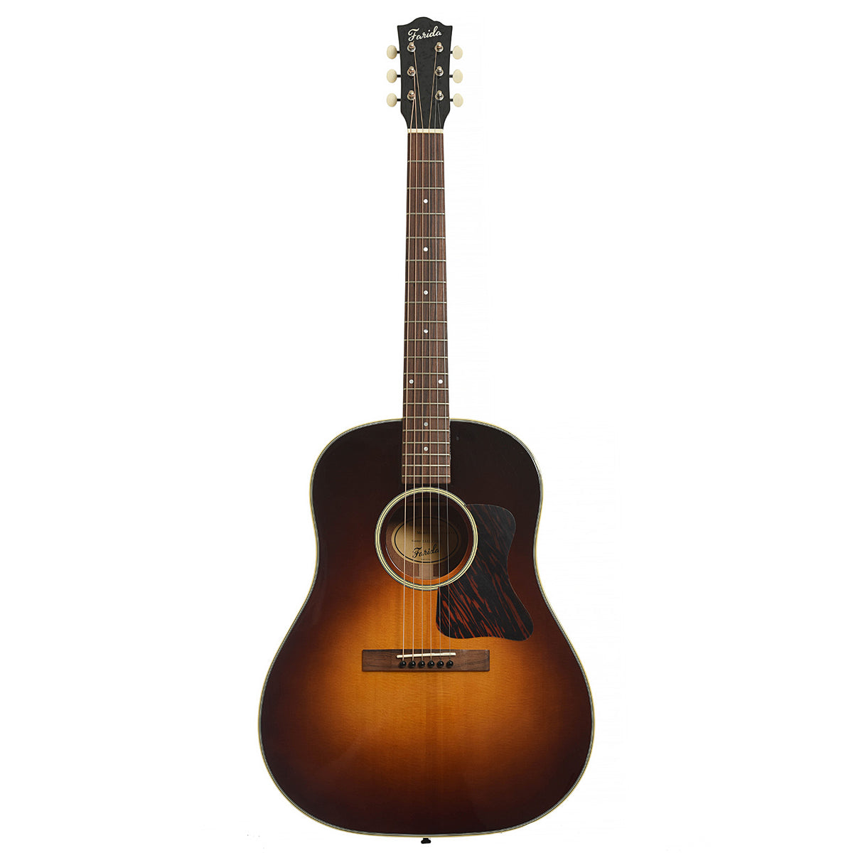 Full front of Farida Old Town Series OT-65XW Acoustic Guitar  