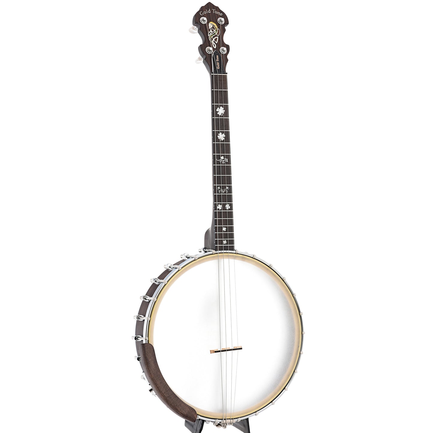 Full front and side of Gold Tone MB-850+ Mando-Banjo