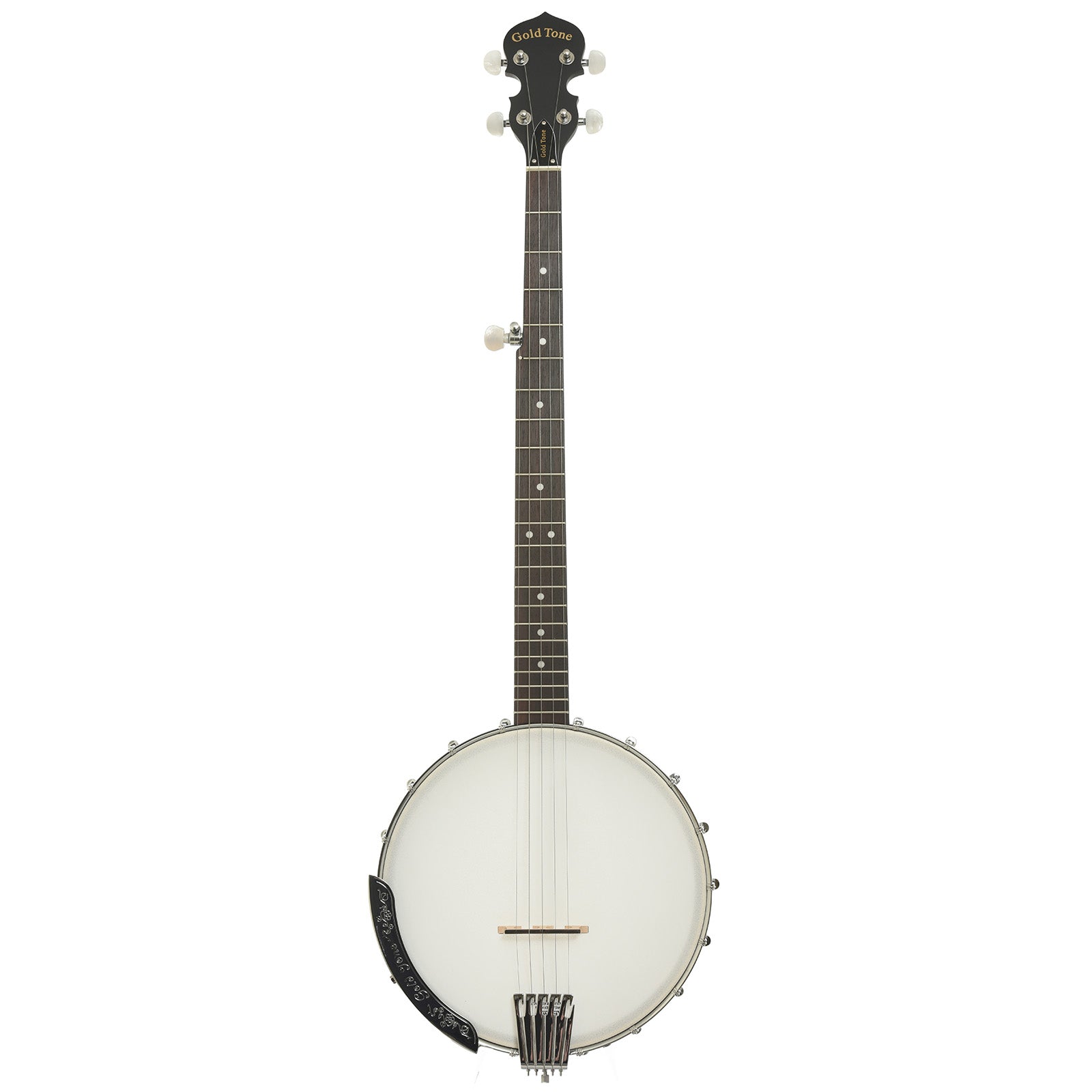 Full front of Gold Tone CC-50 Cripple Creek Open Back Banjo